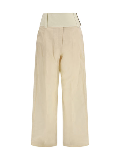Max Mara Sportmax Ferito Pants - Ecru