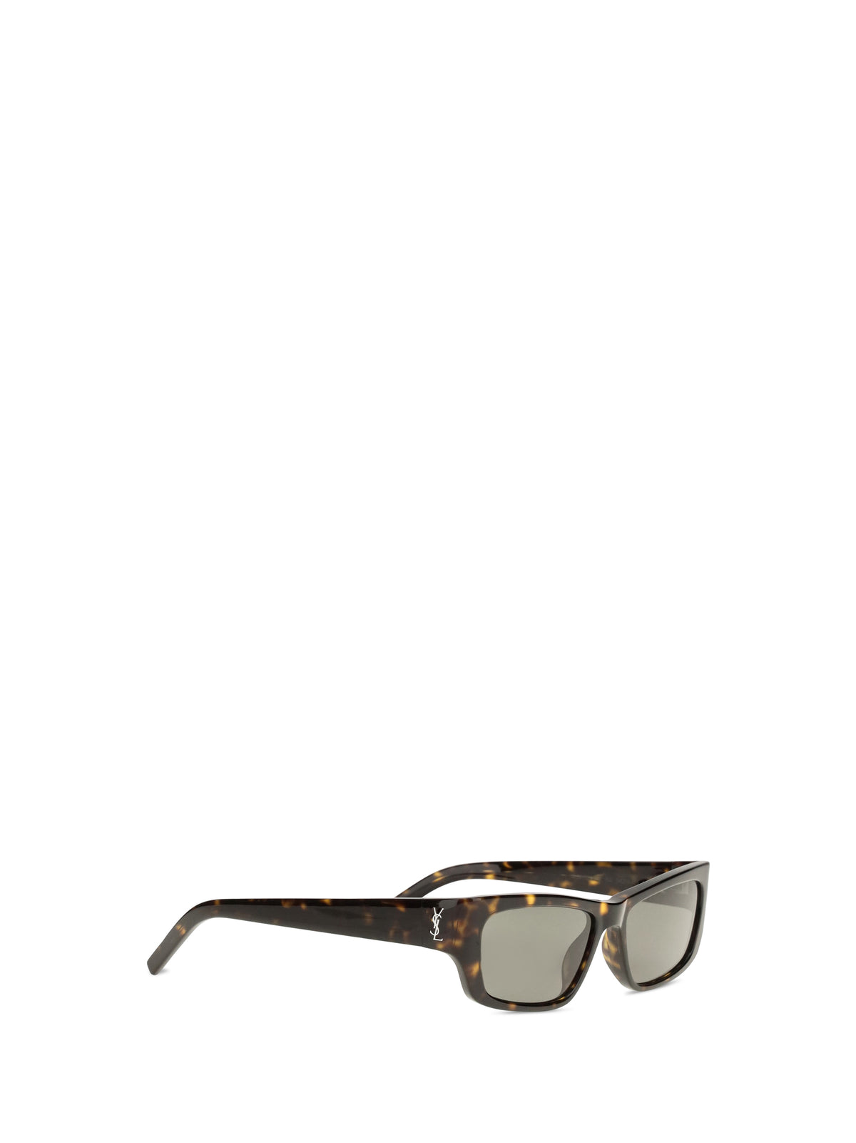 Saint Laurent Tortoiseshell Sunglasses with side logo - Havana Havana Grey