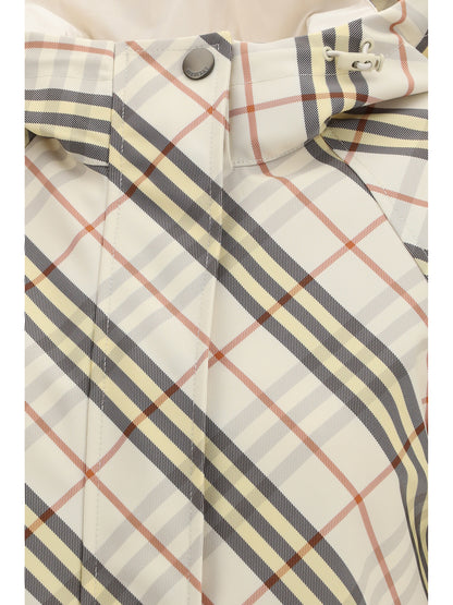 BURBERRY Reversible Check Hooded Jacket