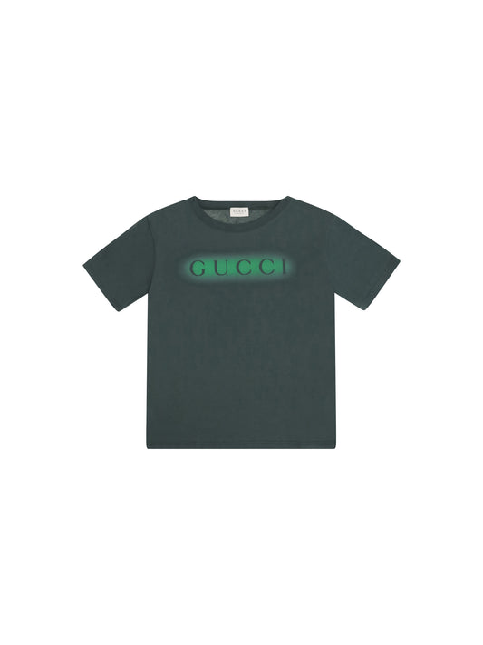 Gucci Printed cotton T-shirt for Boy - Deep Blitz/Mc