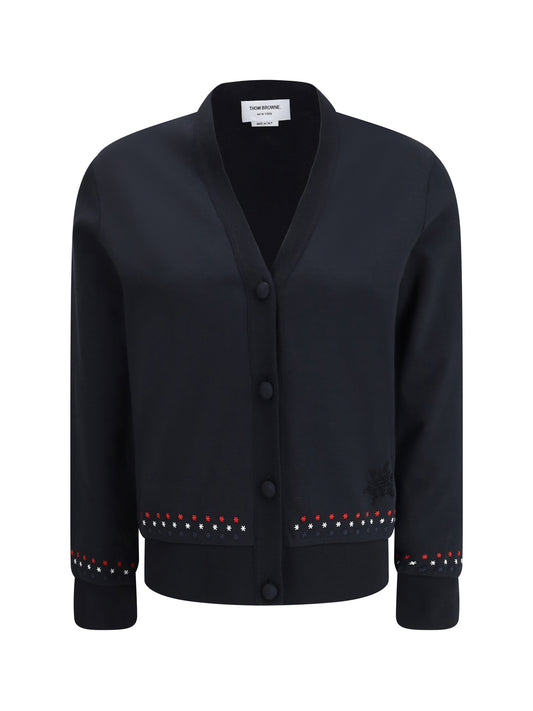 THOM BROWNE Snowflakes Cardigan