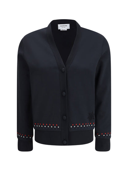 THOM BROWNE Snowflakes Cardigan