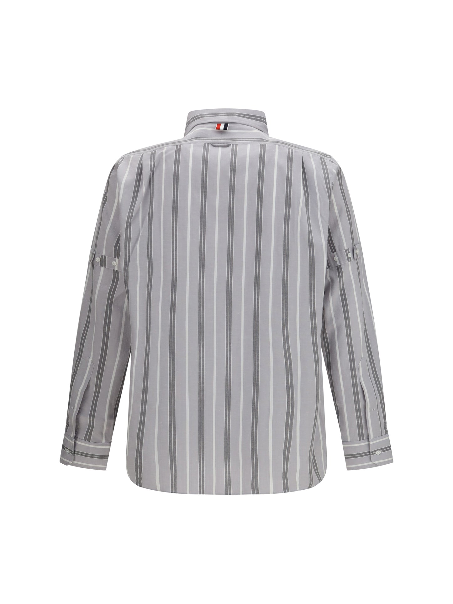THOM BROWNE Madras striped armband Shirt