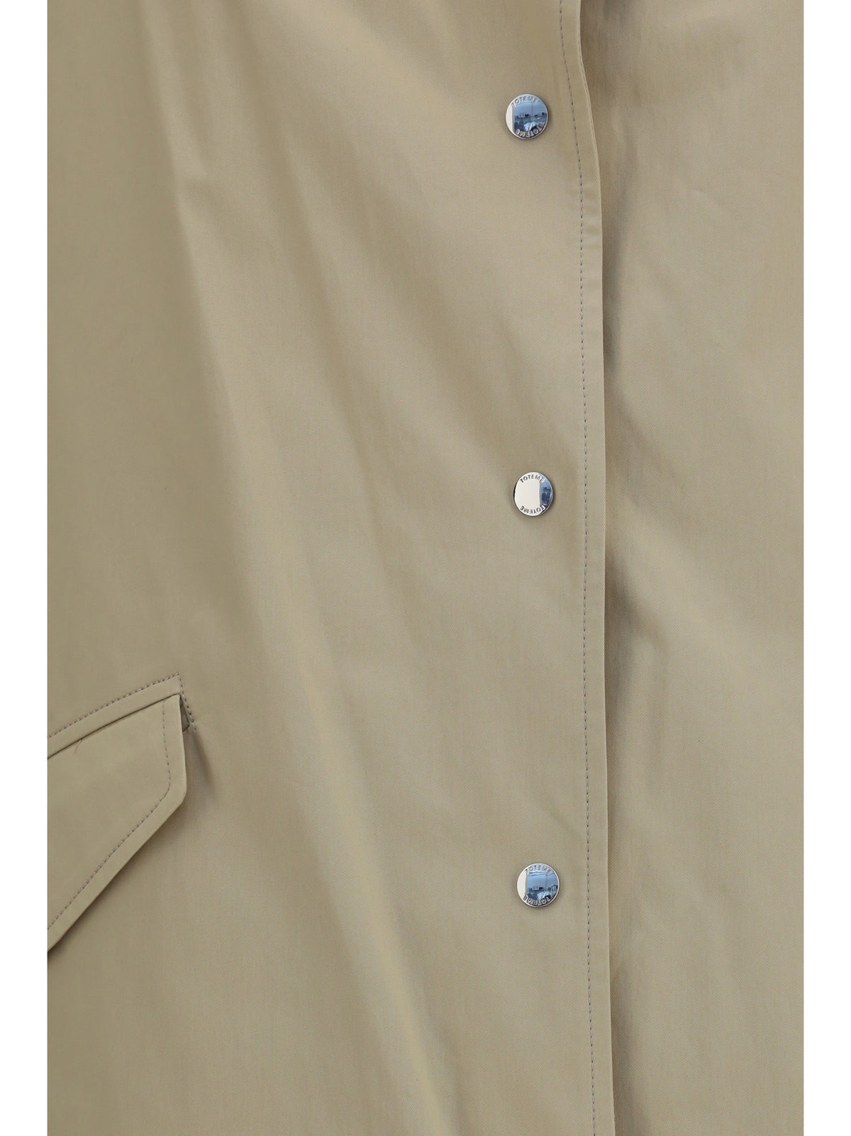 Toteme Oversized cotton Trench - Beige
