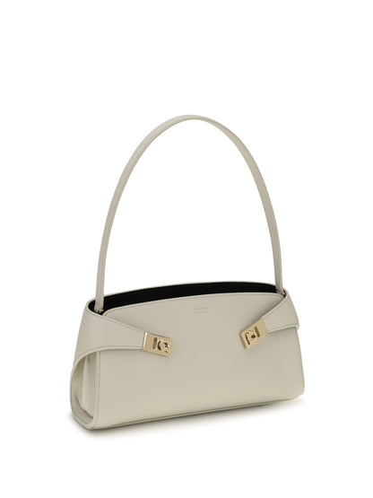 Ferragamo Hug East-West Shoulder Bag - Mascarpone