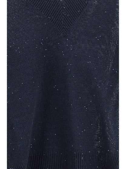 BRUNELLO CUCINELLI Sparkling linen T-shirt
