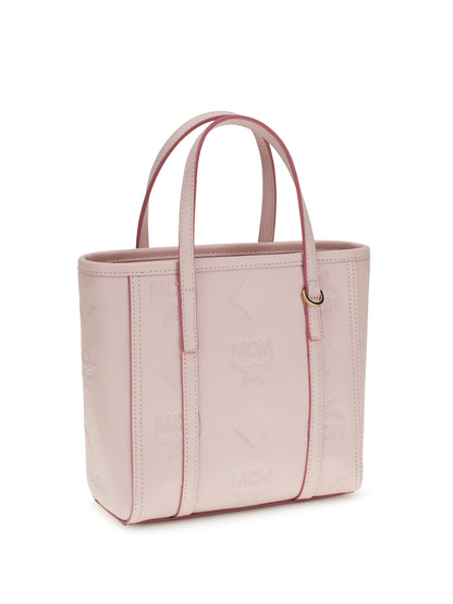MCM Toni small Tote Bag with embossed Maxi Visetos motif