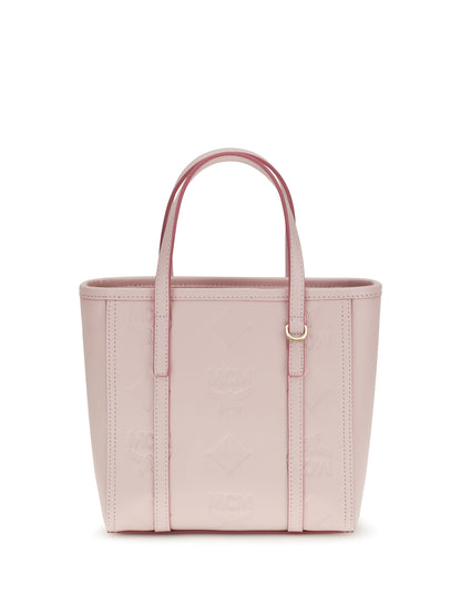 MCM Toni small Tote Bag with embossed Maxi Visetos motif