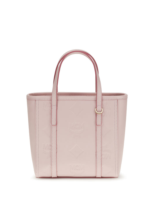 MCM Toni small Tote Bag with embossed Maxi Visetos motif