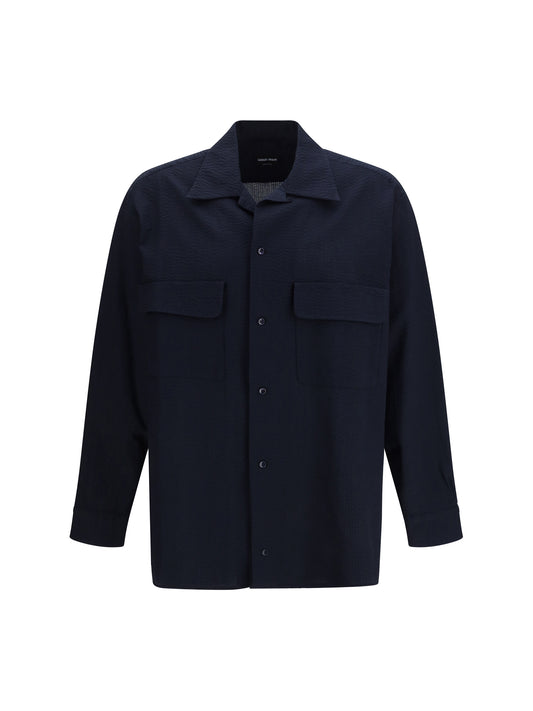 GIORGIO ARMANI Cotton Shirt with classic collar