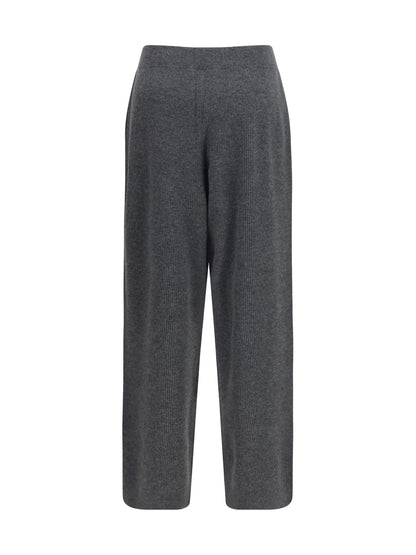 Brunello Cucinelli Cashmere Pants - Piombo