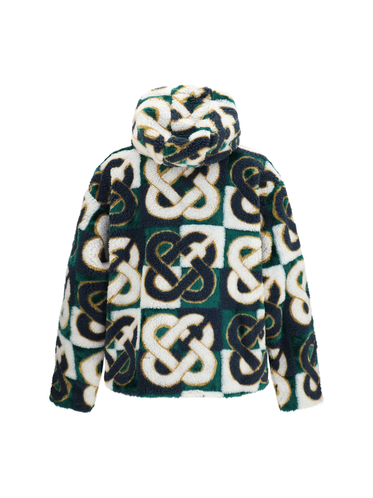 Casablanca Monogram fleece Hooded Jacket - Multi
