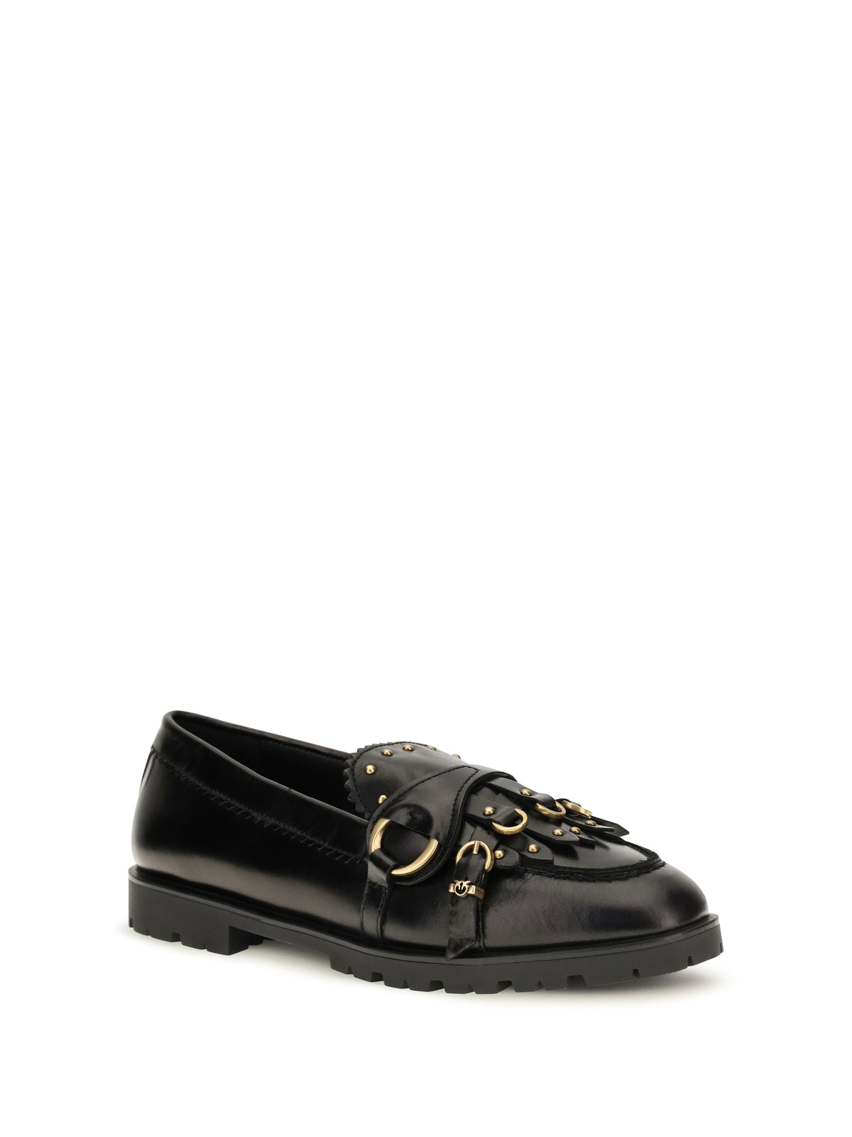 Pinko Nora leather Loafers - Black