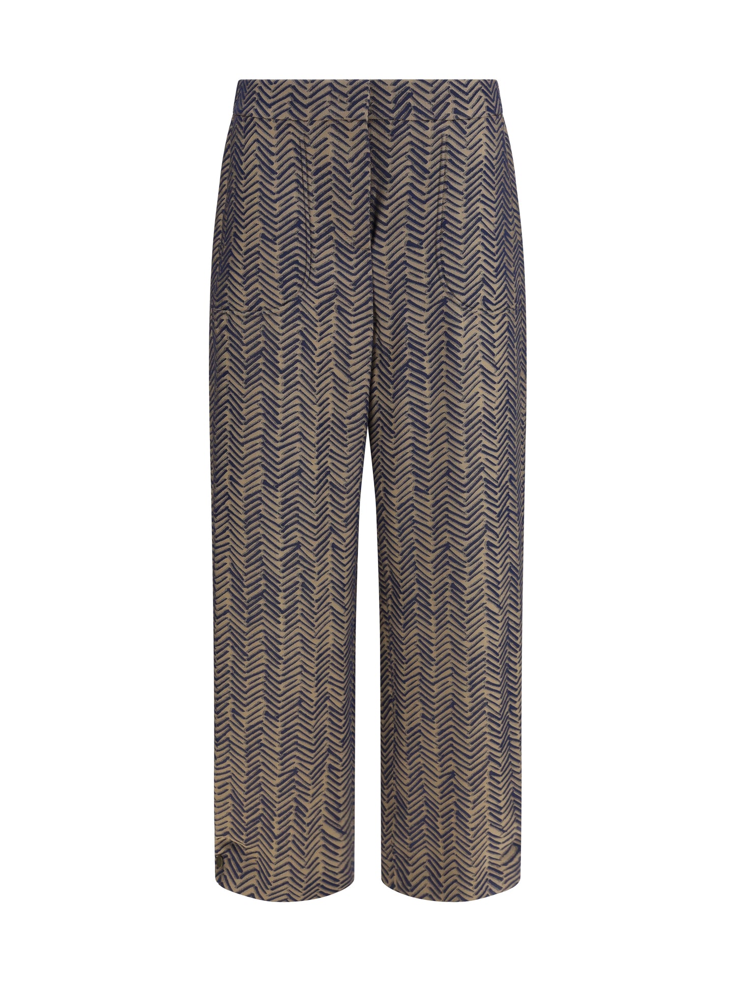 GIORGIO ARMANI Chevron jacquard viscose Pants