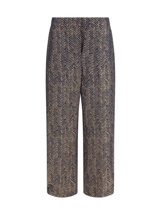GIORGIO ARMANI Chevron jacquard viscose Pants