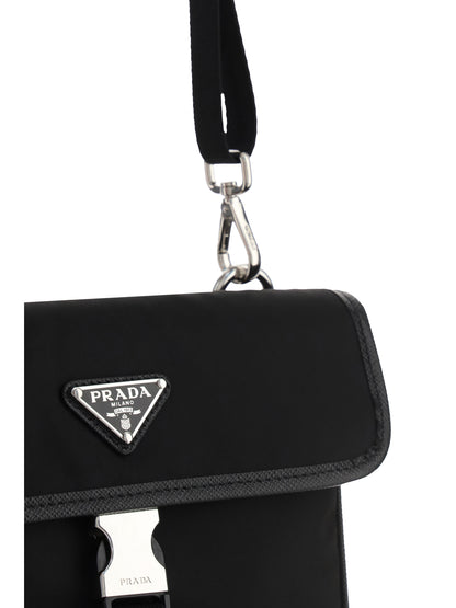 Prada Re-Nylon Phone Case - Black