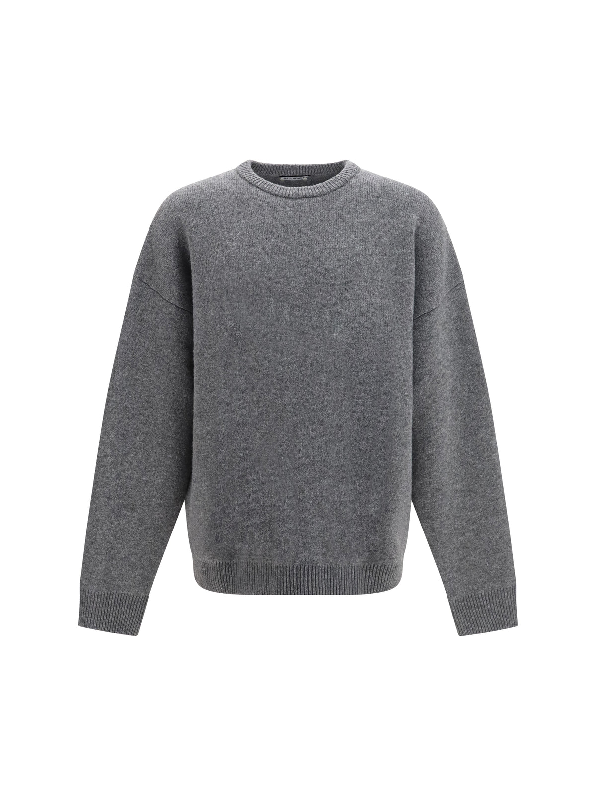 Balenciaga Wool crewneck Sweater - Anthracite
