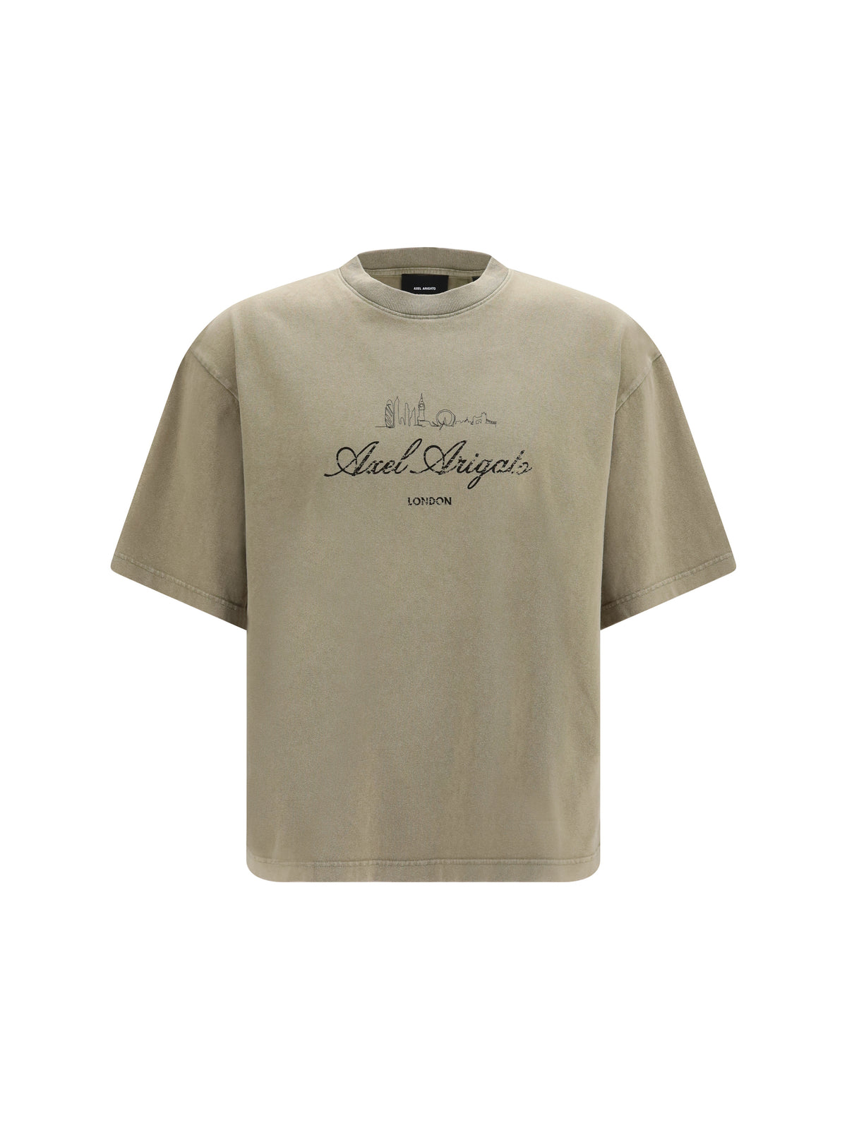 Axel Arigato Ldn Washed Sky T-shirt - Olive Green