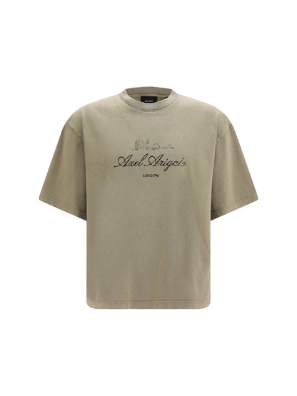 Axel Arigato Ldn Washed Sky T-shirt - Olive Green