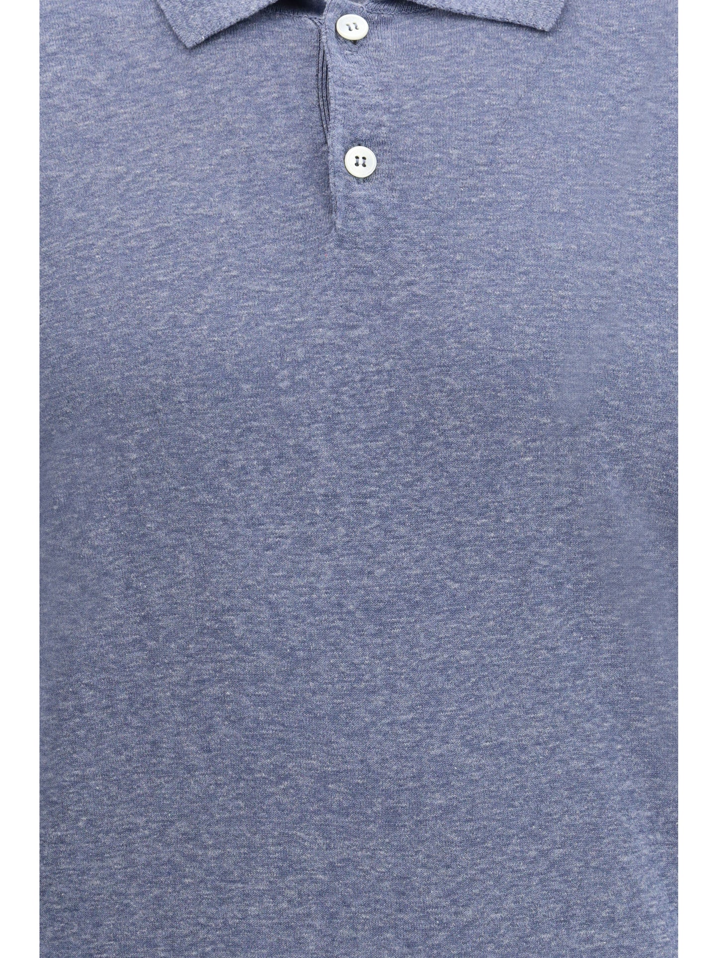 BRUNELLO CUCINELLI Linen and silk Polo Shirt