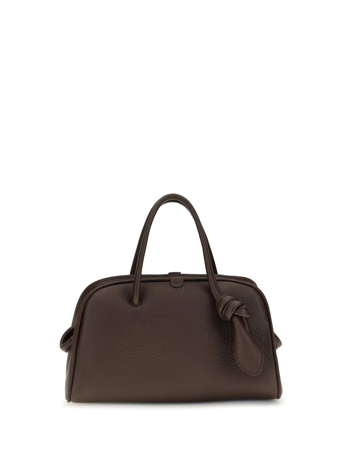 Jacquemus Le Petit Turismo leather Top Handle Bag - Dark Brown