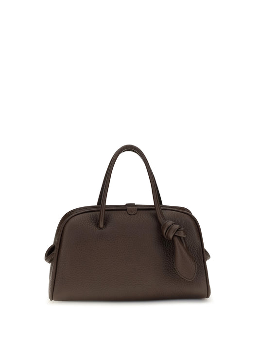 Jacquemus Le Petit Turismo leather Top Handle Bag - Dark Brown