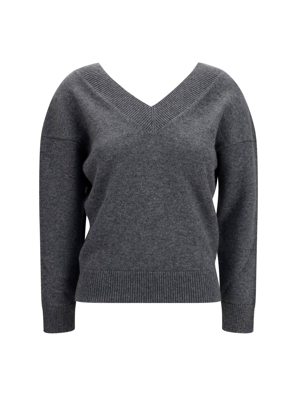 Tom Ford V-Neck Sweater - Light Charcoal