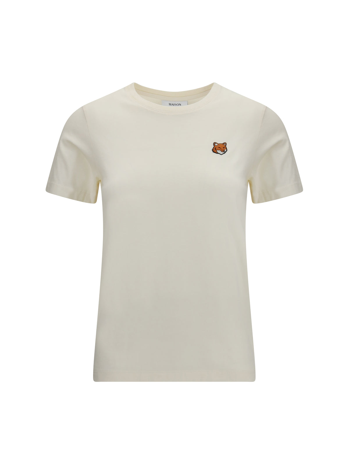 Maison Kitsuné Fox Head Regular T-shirt - Noble Beige