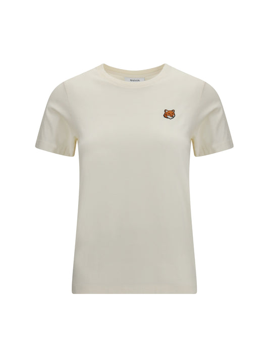 Maison Kitsuné Fox Head Regular T-shirt - Noble Beige