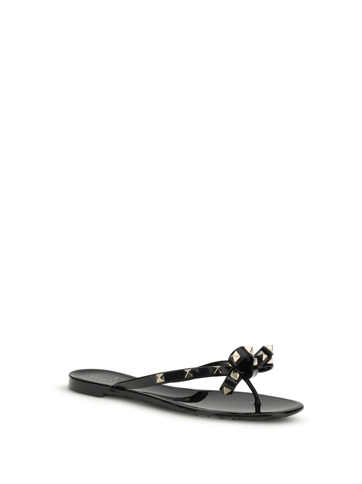 VALENTINO GARAVANI Rockstud flip-flop Sandals in PVC