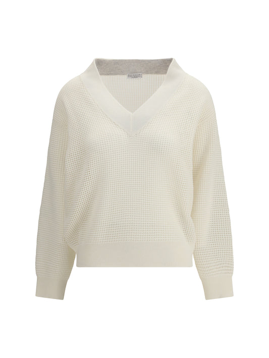 BRUNELLO CUCINELLI Cashmere net Sweater