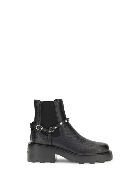 VALENTINO GARAVANI Leather Ankle Boots