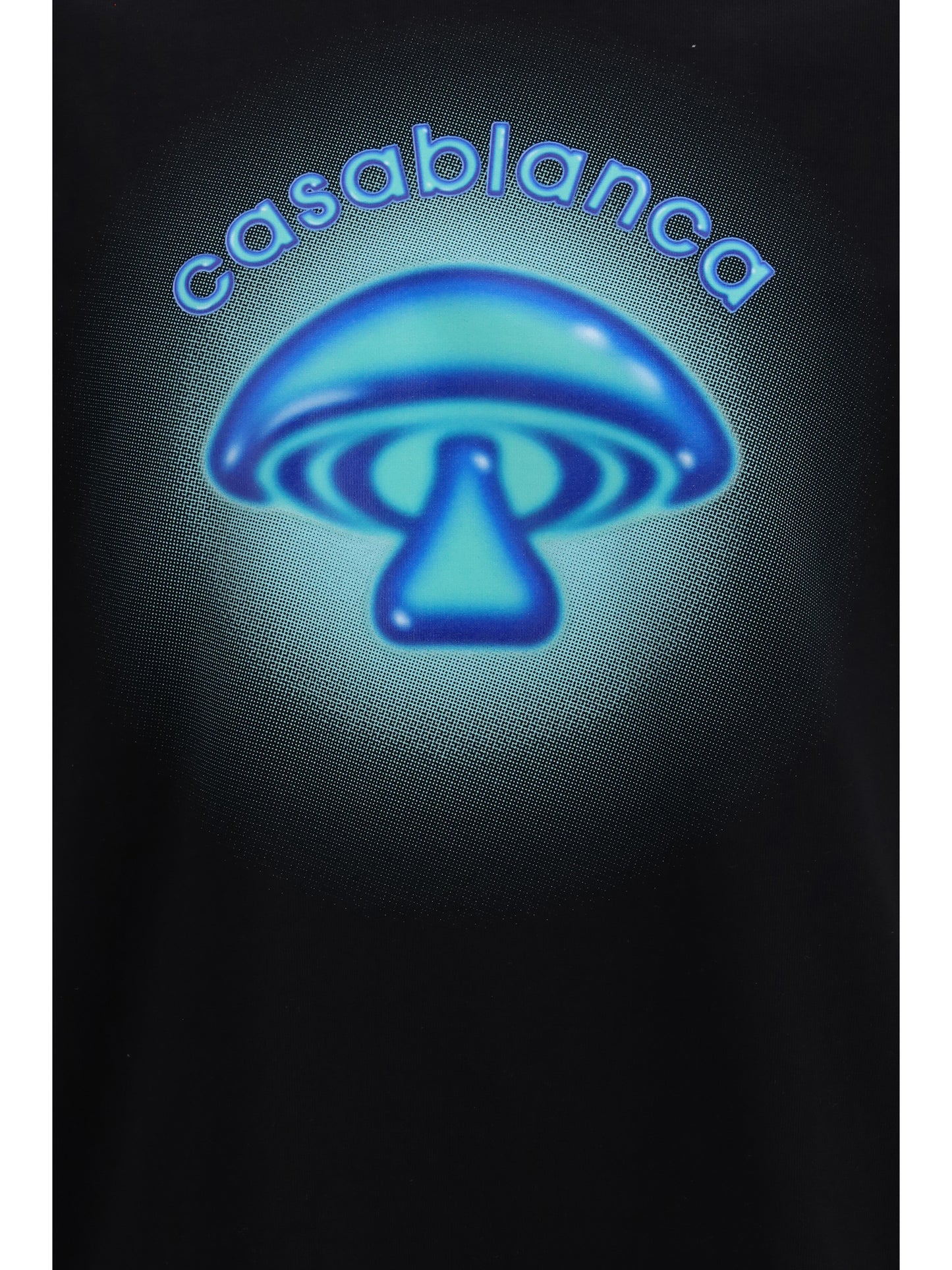 CASABLANCA Airbrush Mushroom print short-sleeve T-shirt
