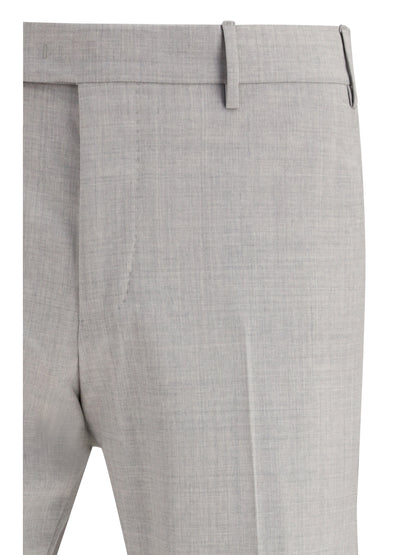 PT Torino Tailored Pants - Grey Light Blue