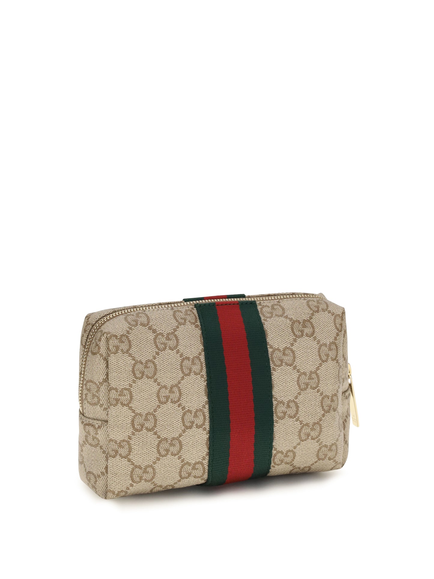 GUCCI Medium Beauty Case with Web stripe