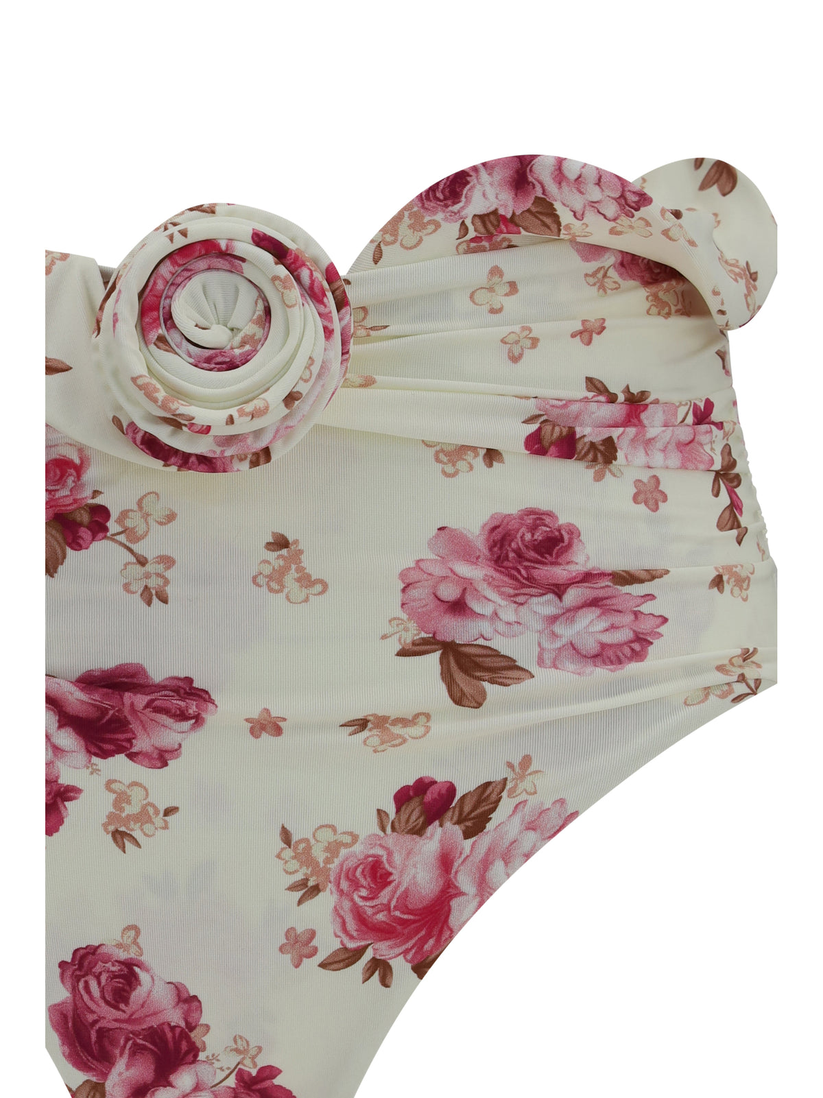 Magda Butrym Shaping floral-print Bikini Bottom - Cream