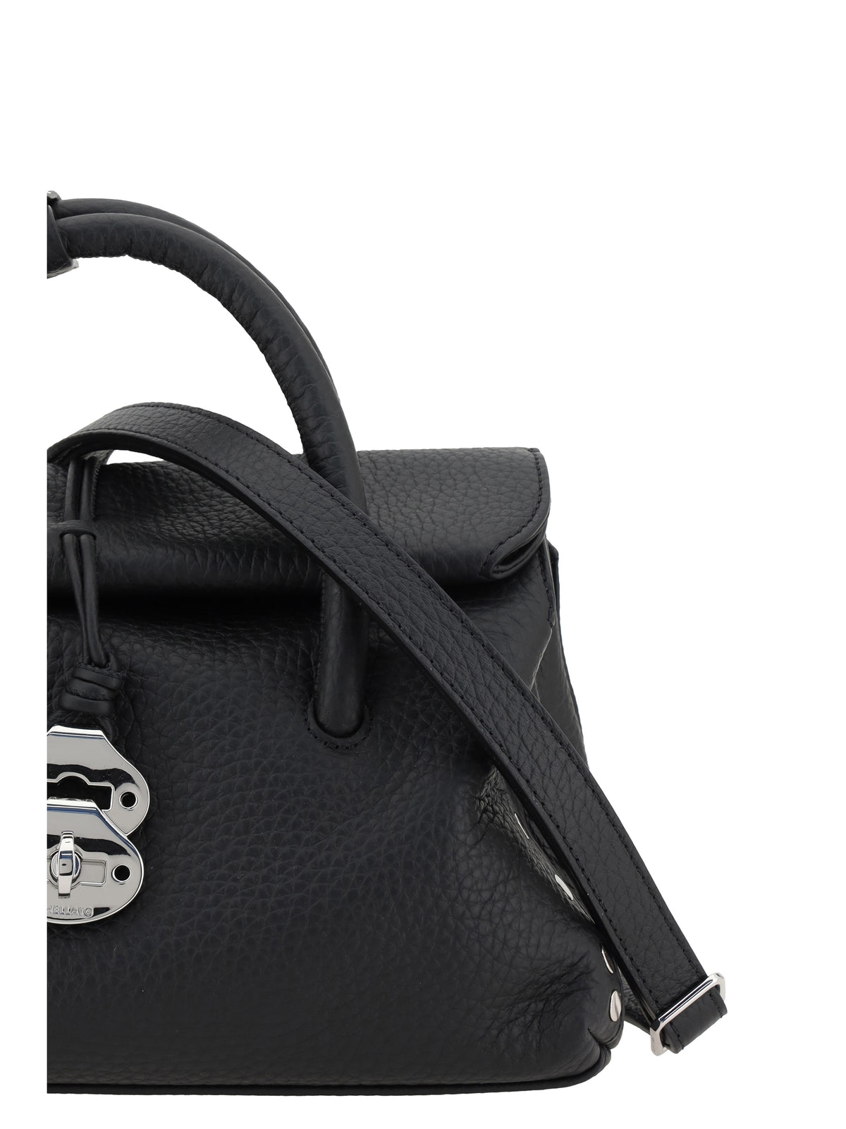 Zanellato Dotta Centauro Shoulder Bag - Black Black