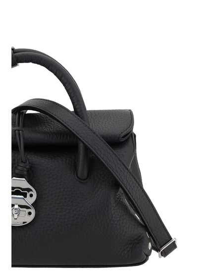 Zanellato Dotta Centauro Shoulder Bag - Black Black