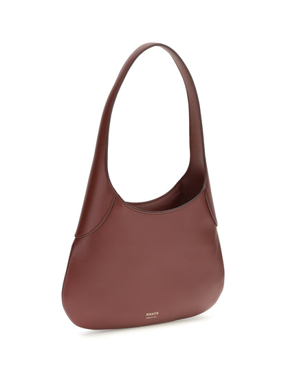 Khaite Small Joan Hobo Shoulder Bag - Oxblood