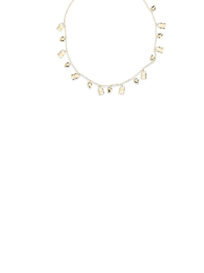 Chloé Mini Paddington Necklace - Vintage Gold