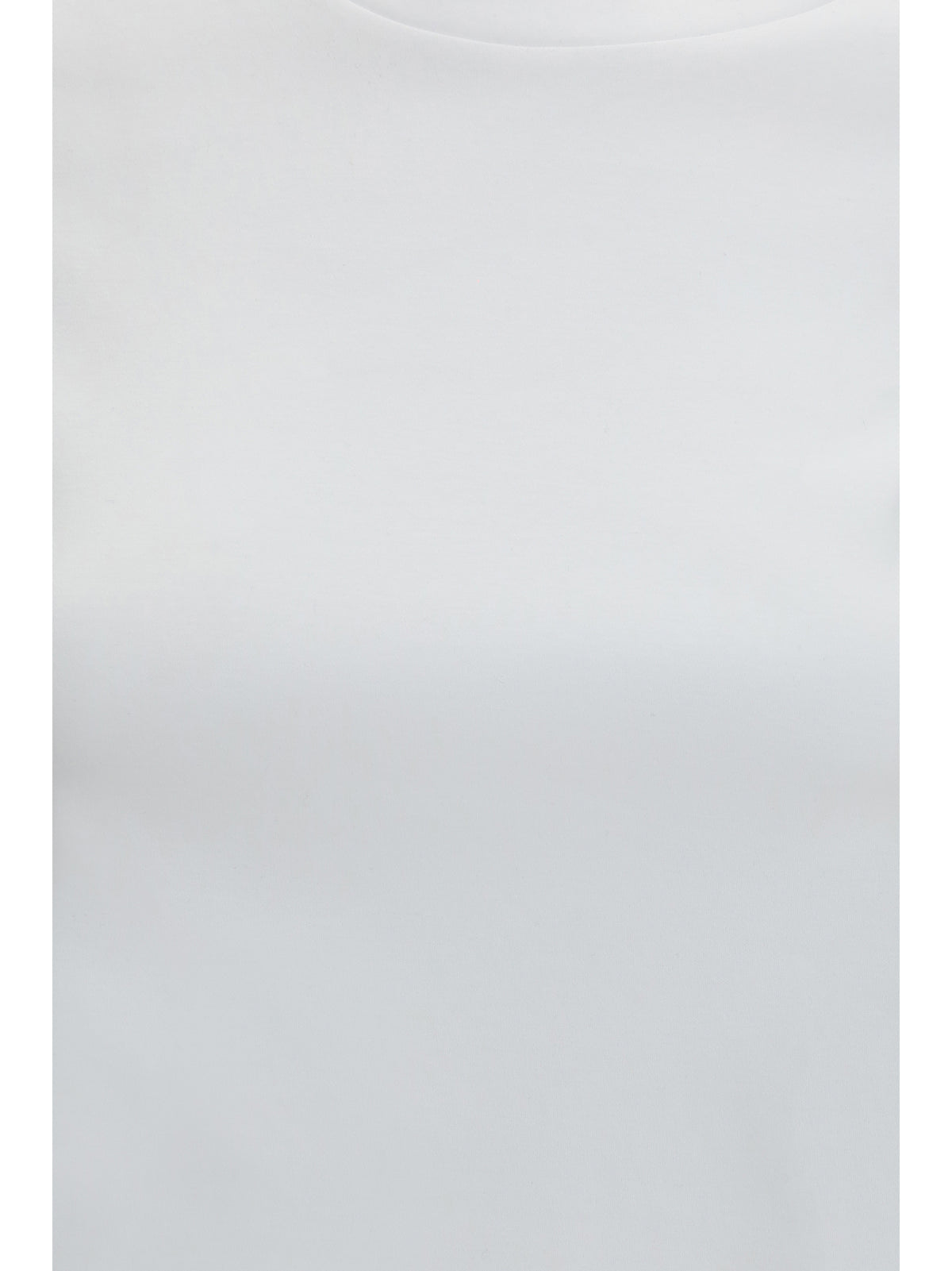 Max Mara Pure Cotton T-shirt - White Ottico