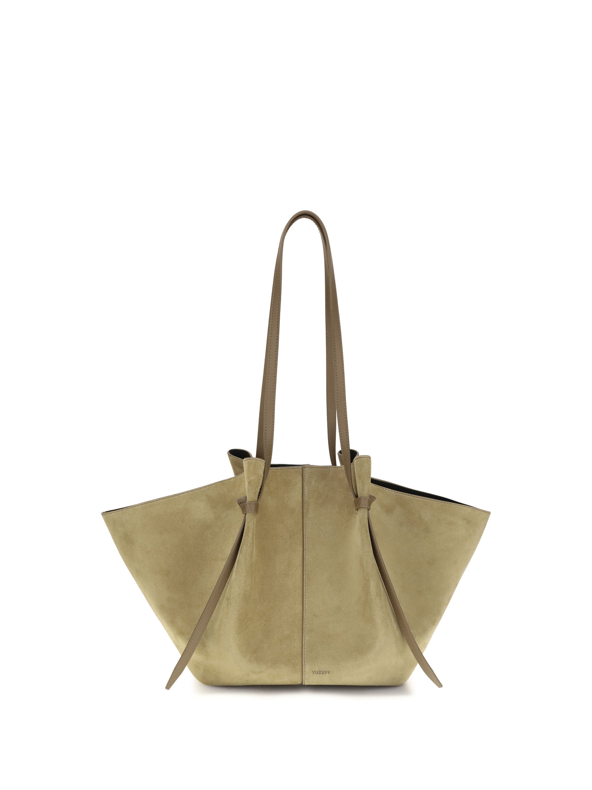 Yuzefi Suede leather Shoulder Bag - Fennel