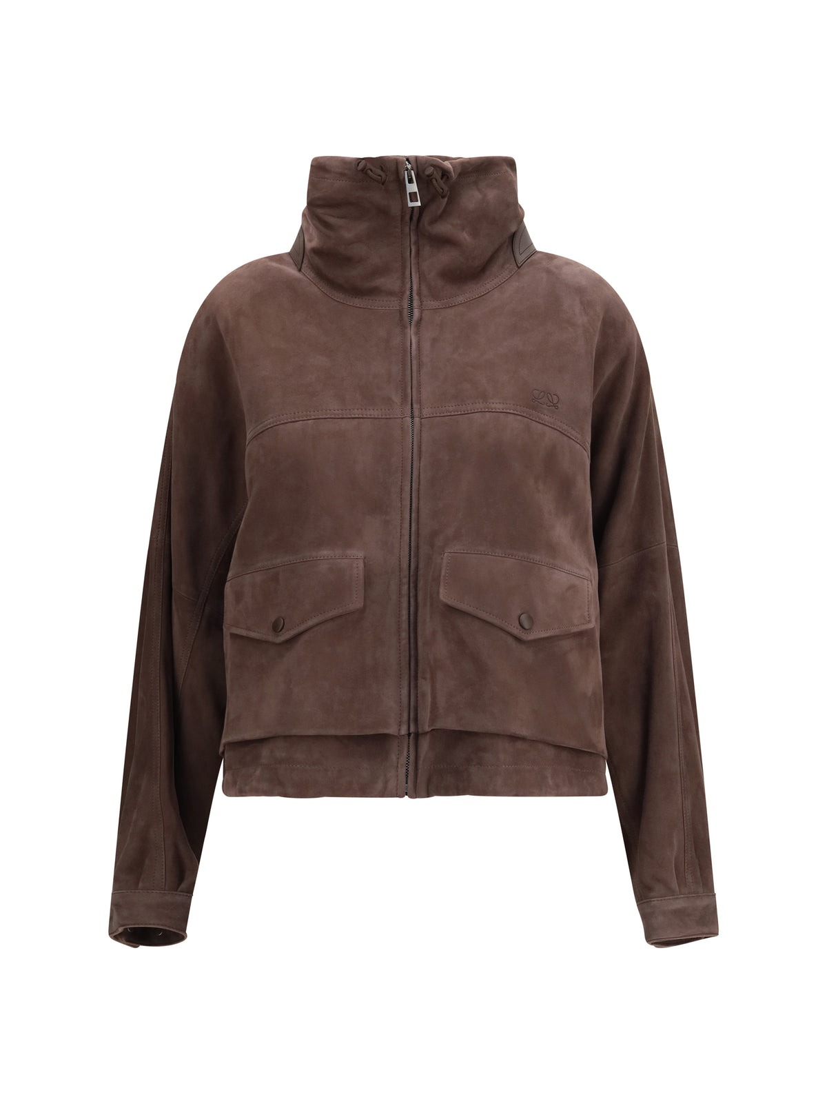 Loewe Suede goat leather Jacket - Dark Brown