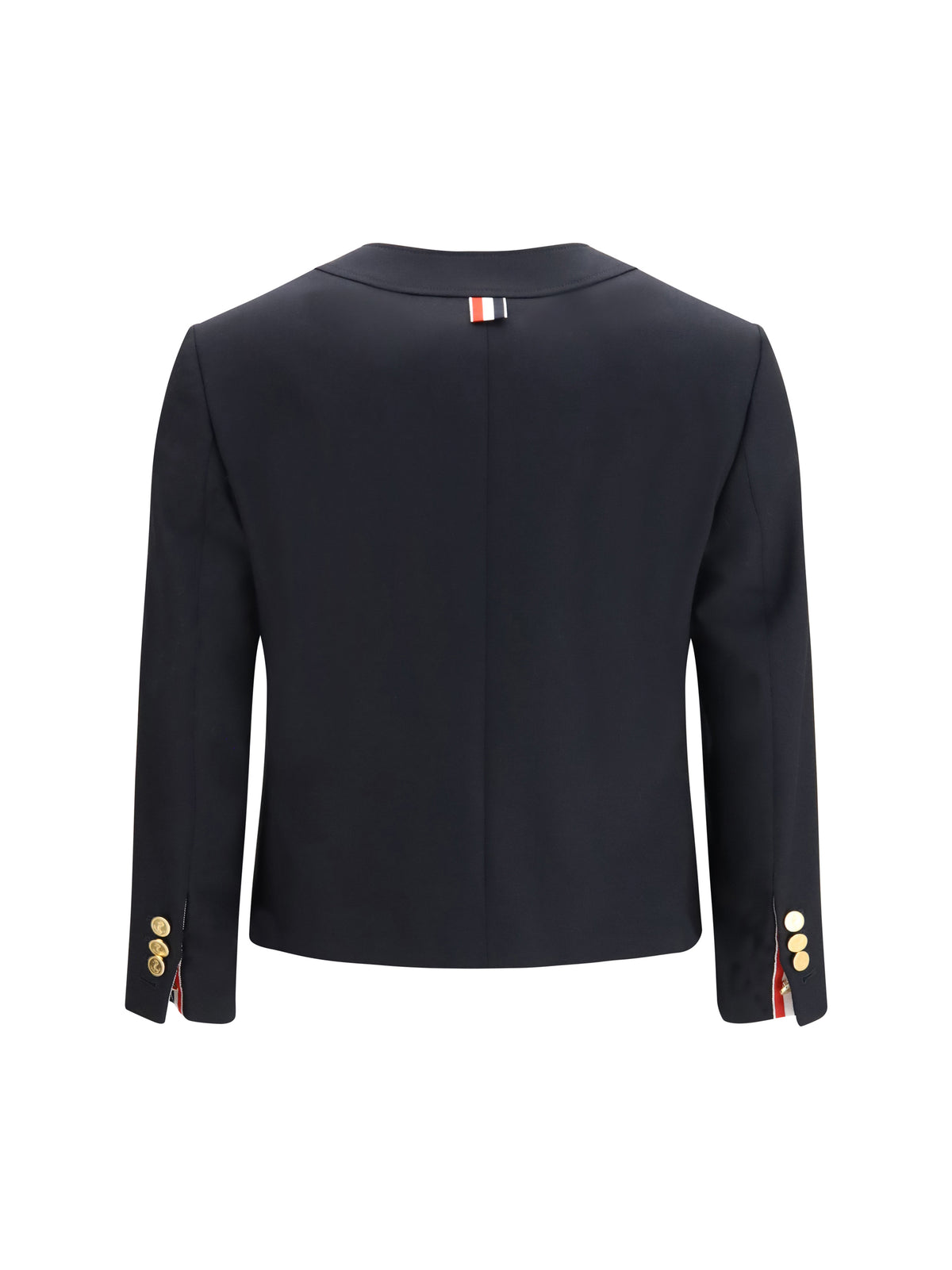 Thom Browne Hopsack Cardigan Jacket - Navy