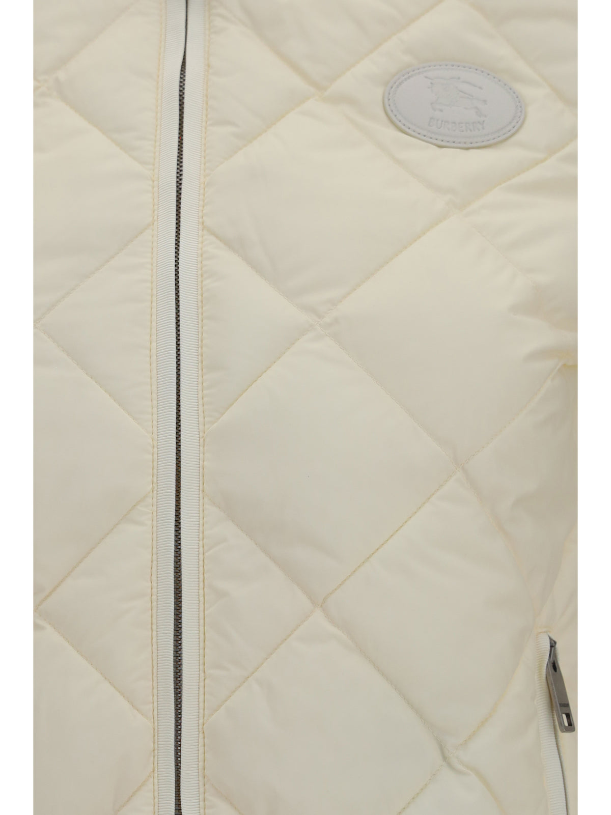 Burberry Quilted knit Cardigan - Ceramic White