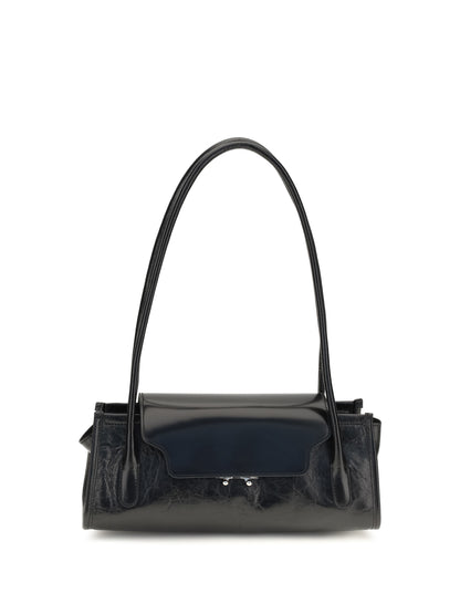 Marni Trunkette leather Shoulder Bag - Black