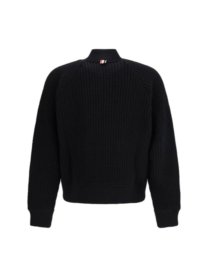 THOM BROWNE Knit Bomber Jacket