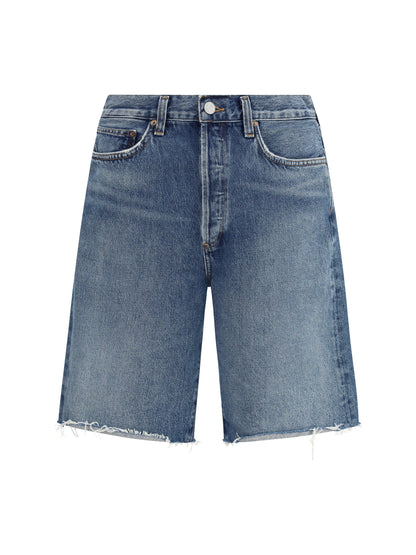 Agolde Anson denim Shorts - Guide (Worn Md Range Ind - Cut