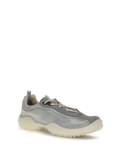 Miu Miu Bubble Sneakers in technical fabric and suede - Nube