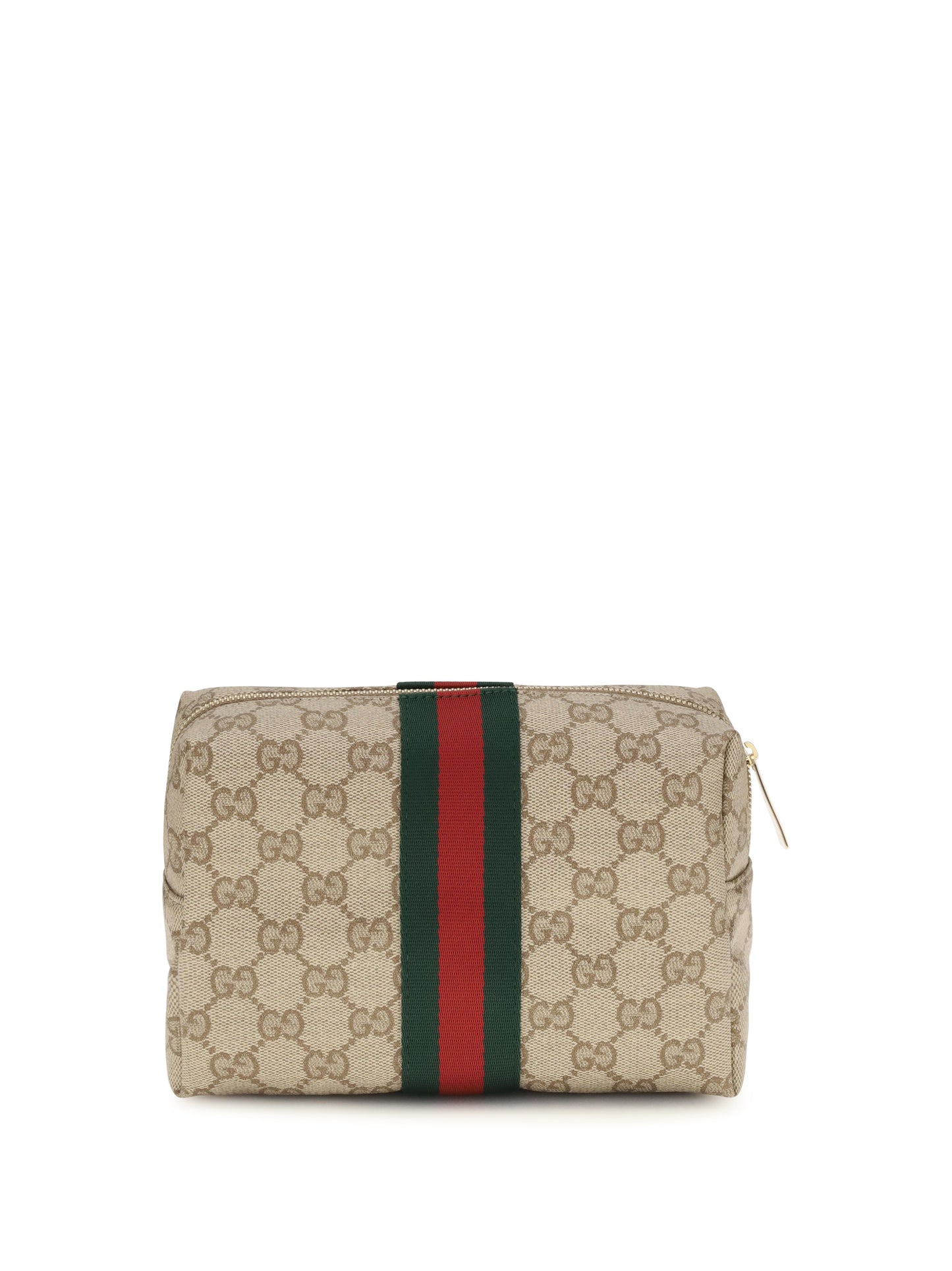 GUCCI Medium Beauty Case with Web stripe